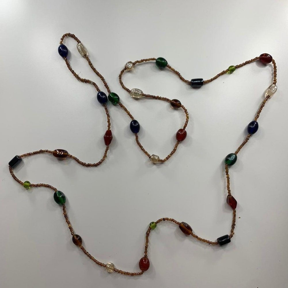 Handmade Costume Brown Necklace